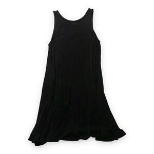 Old Navy Simple Classic Sleeveless Relaxed Fit Soft Black Mid-length Dress